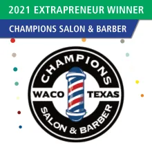 2021 Extrapreneur Winner-Champions Salon & Barber