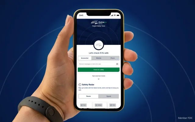 Use Extraco's Digital Safety Checker as a part of our Digital Safety Tools to detect scams!