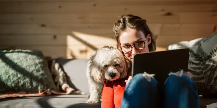 Girl on laptop 