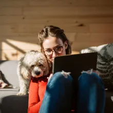 Girl on laptop 