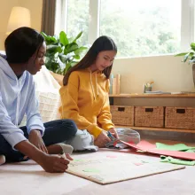 College students in dorm room - Extraco Banks